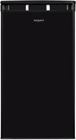 ARDEBO.de Exquisit KS85-V-091E Vollraumkühlschrank, 45 cm breit, 75 L, LED Beleuchtung, 1 Gemüseschublade, schwarz (PV)