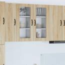 ARDEBO.de - Küchenwandschrank mit Regal 2 pcs Sonoma-Eiche 40 x 31 x 80 cm