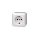 ARDEBO.de Kopp Schutzkontakt Steckdose, Arktisweiß (101802000) 10 Stück