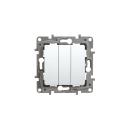 ARDEBO.de Legrand Ausschalter 3-fach (SK), Ultraweiß, mit Spreizkralle (664503)