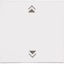 ARDEBO.de Kopp 861901012 Flächenwippe mit Pfeilsymbolen, für energieautarkes Bluetooth-Wandschaltermodul, HK07, reinweiß
