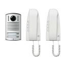 ARDEBO.de Legrand 363221 Analoges Audioset 2-Familienhaus mit Türstation LINEA2000 + Hausstationen SPRINT