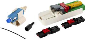 ARDEBO.de Metz Connect OpDAT FAST Hybrid Steckerbausatz SC UPC OS2 20 Stück für Adern Ø 0,25 + 0,9 mm inkl. Werkzeug (1509QAEO002C-E)