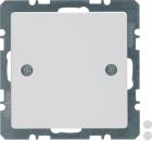 ARDEBO.de Berker 10096079 Blindverschluss mit Zentralstück und Schraubbefestigung, Q.1/Q.3, polarweiß samt