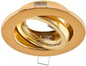 ARDEBO.de EVN Deckeneinbau, rund, schwenkbar, IP20, max. 50W, gold (517421)