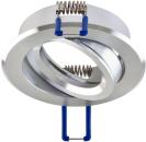 ARDEBO.de EVN Deckeneinbau, rund, IP20, max. 50W, alu poliert (605014)