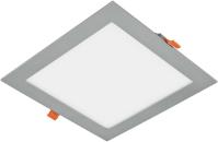 ARDEBO.de EVN LPQ-Serie LED Einbaupanel, quadratisch, IP20, 21W, 3000K, 1736lm, 350mA, silber (LPQ223502)
