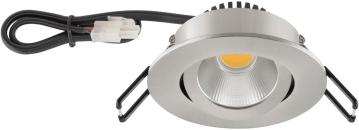 ARDEBO.de EVN PC20-Serie LED Deckeneinbau, rund, schwenkbar, IP20, 350mA, 6W, 3000K, 620lm, EDS-Optik (PC20061302)