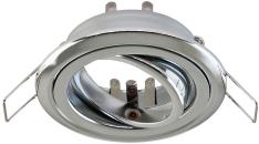 ARDEBO.de EVN Deckeneinbau, rund, schwenkbar, IP20, max. 50W, chrom (752011)
