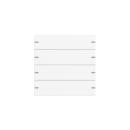 ARDEBO.de Gira 5024927 Wippenset 4fach für Tastsensor 4, KNX, reinweiß seidenmatt (lackiert)