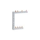 ARDEBO.de Hager KCF963R Phasenschiene senkrecht 63A rechts L1N-L2N-L3N zu L1L2L3N 125mm 2-reihig