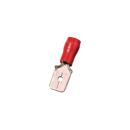 ARDEBO.de Intercable ICIQ148FS isolierter Flachstecker, 0,5-1,0mm², 4,8x0,8mm, rot, 100 Stück (180839)