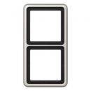 ARDEBO.de JUNG CD584PT Rahmen 4fach, platin