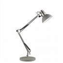 ARDEBO.de Fischer & Honsel Pit Tischleuchte, 40W, E27, nickel/grau matt (98271)