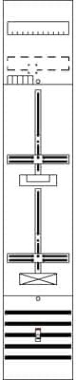 ARDEBO.de Striebel&John DF19C1A Zählerfeld, Feldbreite: 1, Reihen: 0, 1350 mm x 250 mm x 160 mm, IP2XC (2CPX054153R9999)