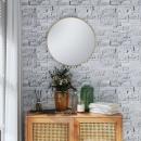 ARDEBO.de - Vliestapete 3D Steinoptik Hellgrau 10x0,53 m