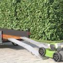 ARDEBO.de - Laderampe 2 pcs Silber 185 x 22,5 x 4,5 cm Verzinkter Stahl