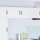 ARDEBO.de - Küchenwandschrank mit Tür 2 pcs Hochglanz Weiß 50 x 31 x 40 cm