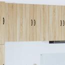 ARDEBO.de - Küchenwandschrank Sonoma-Eiche 80 x 31 x 80 cm Holzwerkstoff