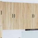 ARDEBO.de - Küchenwandschrank Sonoma-Eiche 50 x 31 x 100 cm Holzwerkstoff