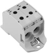 ARDEBO.de Weidmüller WPD 231 2X95/2X95 GY Potentialverteilerklemme, Schraubanschluss, 95qmm, 232A, 1000V, 4 Anschlüsse, lichtgrau (2502700000)