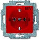 ARDEBO.de Busch-Jaeger 20 EUC/DV-917 SCHUKO Steckdosen-Einsatz mit Aufdruck 