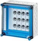 ARDEBO.de Hensel Mi 3225 Sicherungsgehäuse 4x3x25A, DII, E27 auf Sammelschiene 250A, 5-Polig