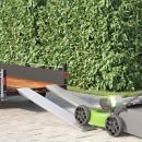 ARDEBO.de - Laderampe Silber 159 x 23 x 5 cm Verzinkter Stahl