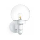 ARDEBO.de Steinel L 115 S Sensor-Außenleuchte, AP, IP44, max. 60W E27, Abdeckung aus Glas, weiß (657413)