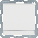 ARDEBO.de Berker 47526089 Steckdose SCHUKO mit Klappdeckel, Beschriftungsfeld und erhöhtem Berührungsschutz, Q.1/Q.3, polarweiß samt