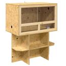 Terrarium Braun 80 x 50 x 100 cm OSB