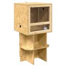 Terrarium Braun 50 x 50 x 100 cm OSB