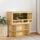 ARDEBO.de - Terrarienbasis Braun 100 x 50 x 50 cm OSB