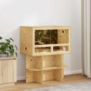 ARDEBO.de - Terrarienbasis Braun 80 x 50 x 50 cm OSB