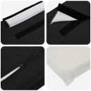 Gepolstertes Kopfteil mit Kopfteil Natürlich und Schwarz 150 cm