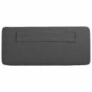 Gepolstertes Kopfteil mit Kopfteil Braun und Dunkelgrau 140 cm