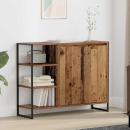 ARDEBO.de - Seitenschrank Altholz 96,5 x 30 x 75 cm Holzwerkstoff