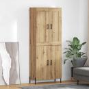 ARDEBO.de - Highboard 2 pcs Artisan-Eiche Holzwerkstoff