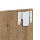 Kopfteil mit Schrank 3 pcs Artisan-Eiche Holzwerkstoff