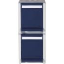 ARDEBO.de - OPUS-Res-Ste.-do.,2-f.,hoch,bl Ki.-Schutz, IP55, 2,5qmm-Verdr