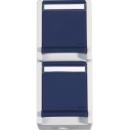 ARDEBO.de - OPUS-Res-Ste.-do.,2-f.,hoch,bl Ki.-Schutz, IP55, 2,5qmm-Verdr