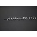 ARDEBO.de - Magic String Lite®QF+, 120 LED 2,5m, warm weiß, weißes Kabel