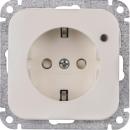 ARDEBO.de OPUS 1 Schutzkontakt-Steckdose mit Überspannungsschutz, reinweiß (560.475.02)