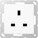 ARDEBO.de Jung A3521WW Steckdose, 13 A, 250 V, AS 500, alpinweiß