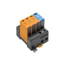 ARDEBO.de Weidmüller VPU AC I 3+1 R 275/25 LCF S 2PE Blitzstromableiter mit Fernmeldekontakt, Typ I, 275 V AC, 25 kA, 4 TE (2726770000)