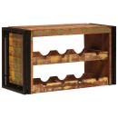 ARDEBO.de - Weinregal Braun 100 x 45 x 33 cm Massives Altholz