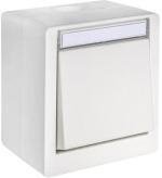 ARDEBO.de OPUS RESIST Kreuzschalter, Aufputz, reinweiß (755.643.02)