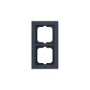 ARDEBO.de Busch-Jaeger 1722-248 Abdeckrahmen, 2-fach, Busch-axcent Pur, papierblau