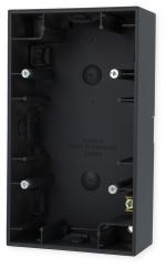 ARDEBO.de Berker 10427006 Aufputz-Gehäuse, 2fach, K.1, anthrazit matt, lackiert