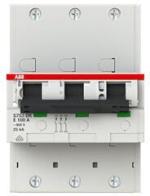 ARDEBO.de ABB S753DR-E100 Hauptleitungsschutzschalter SH-Schalter in E-Charakteristik, 25kA, 100A, 3Polig (2CDH783010R0822)